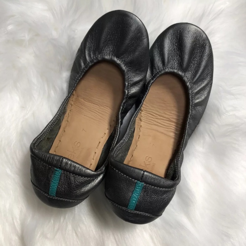 Tieks Metallic Pewter by Gavrieli Ballet Flats